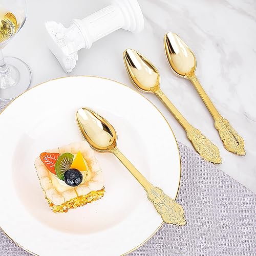 Vista 118 de WDF 160 cubiertos de plástico verde, cubiertos de Navidad resistentes que incluyen 80 tenedores, 40 cucharas, 40 cuchillos, utensilios de plástico