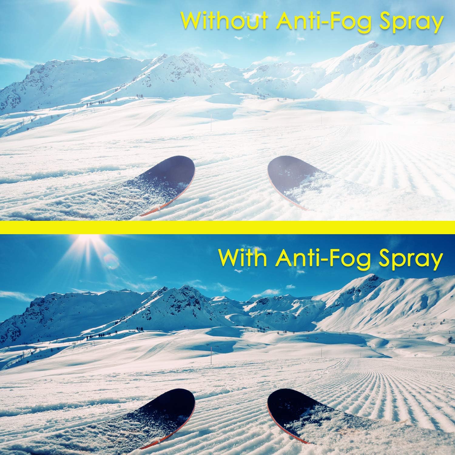 Anti Fog Spray for Glasses - Safe on Anti-Reflective Coated & All Lenses | Defogger for Eye Glasses, Safety Glasses, Swim Goggles, Mirrors, Ski Masks | Anti-Fog Solution for Glasses Wearer- 2 oz : Sports & Outdoors