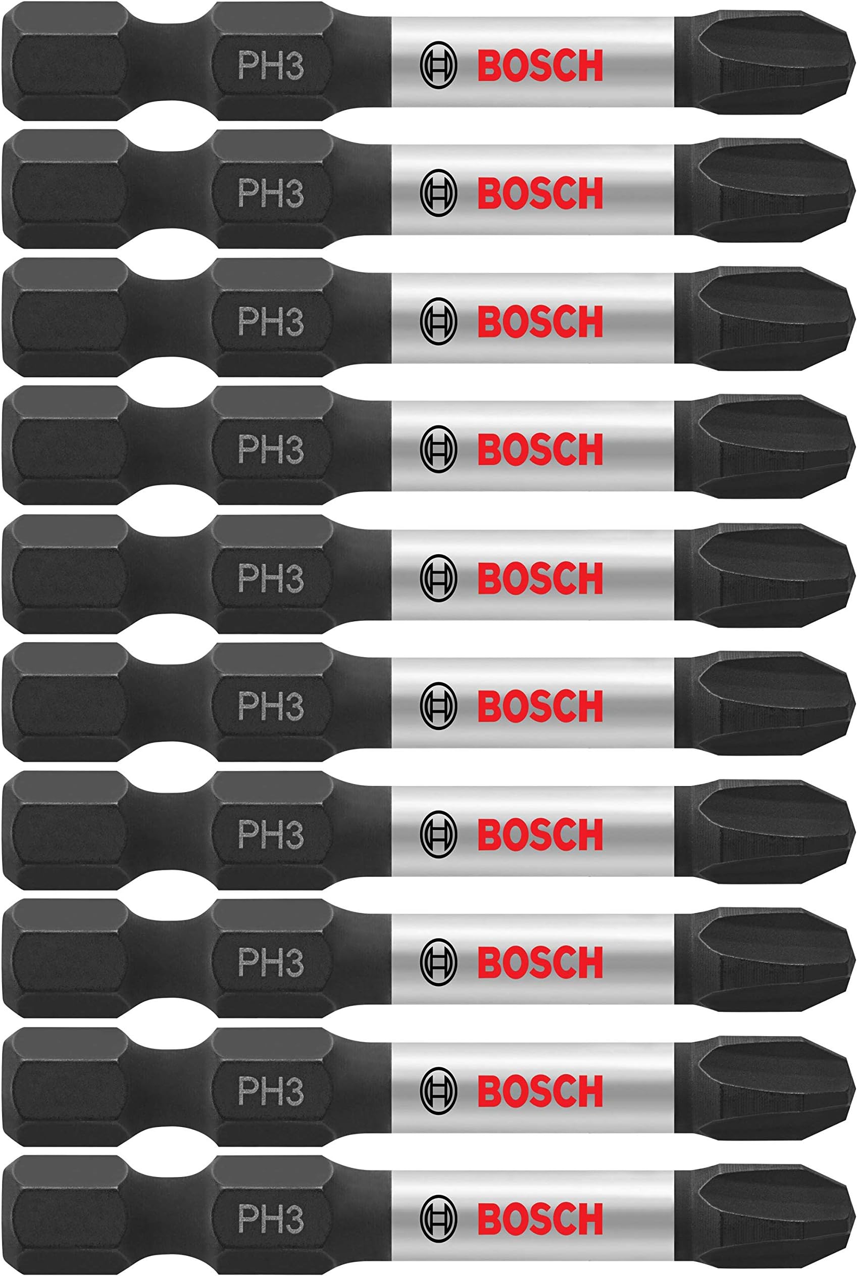 Bosch ITPH32B Impact Tough 2 in. Phillips #3 Power Bits