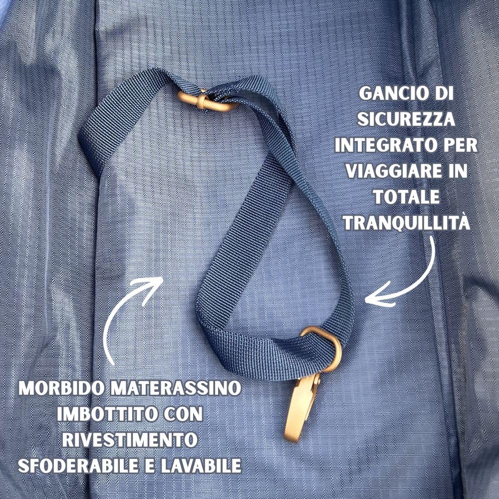 Trasportino per cani piccoli, borsa da viaggio morbida fino a 8 kg | Tails of Glory Jane Bag: borsa trasportino cane 2 in 1 con tracolla, guinzaglio interno, tasche e portaborraccia.