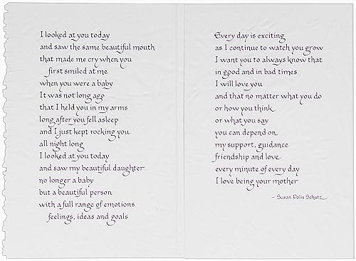 Miniatura 9 de Blue Mountain Arts Tarjeta de felicitación "For My Beautiful Daughter" es la tarjeta perfecta de Navidad, cumpleaños, graduación o "I Love You" de