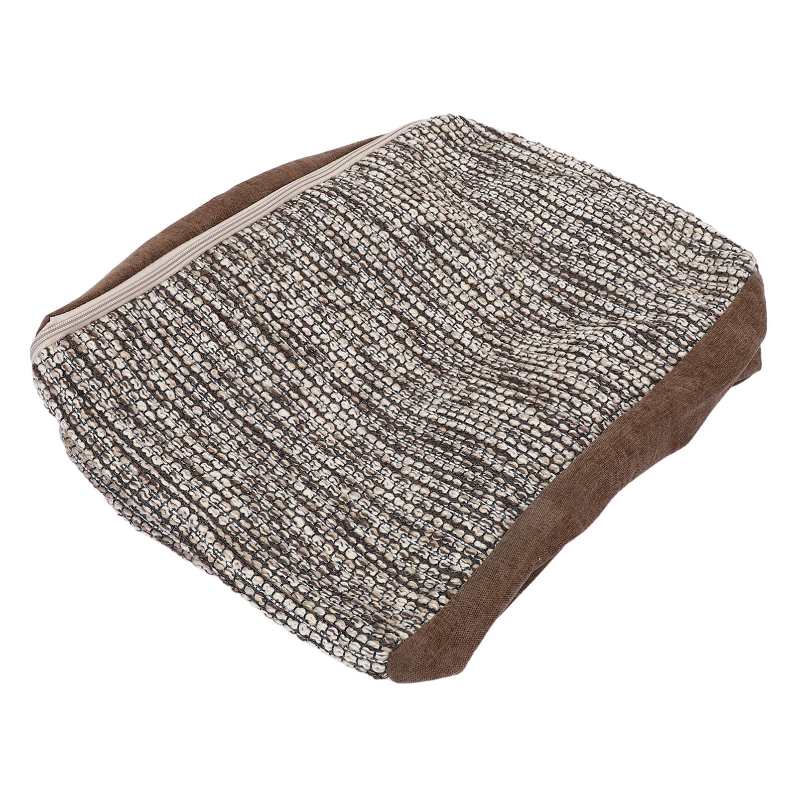 Kratzfeste Baumwolle Hockerbezug 52x52x35cm Waschbare Schutzhülle für Ottomane Ersatzbezug für Fußhocker Bequemer Bezug für Wohnzimmer und Zuhause