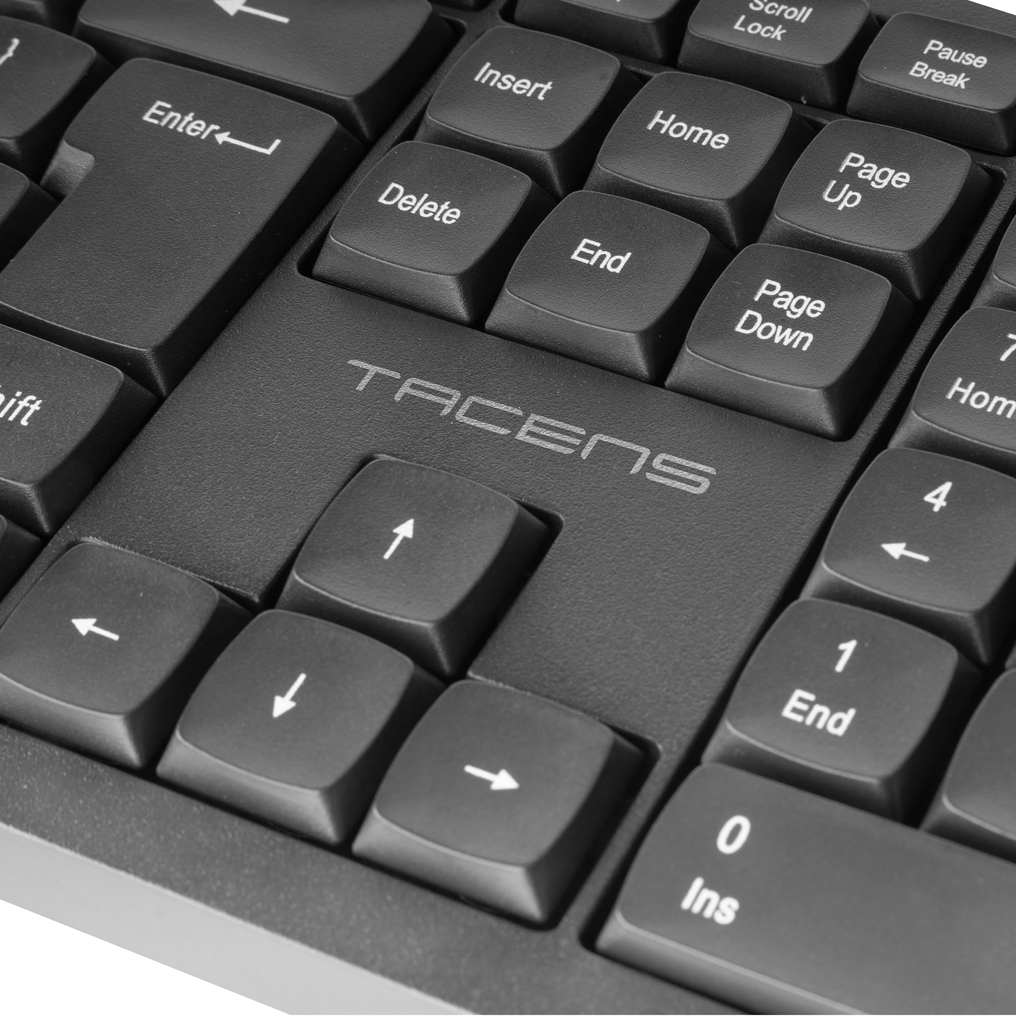 Tacens Anima AK02, Pełna Klawiatura PC, Kompaktowy format, Ciche Klawisze o Niskim Profilu, SmartKey Copilot AI, Windows|Linux|Mac |PS4|PS5|XBOX ONE|XBOX SERIES X-S|Switch|Switch 2, Hiszpański