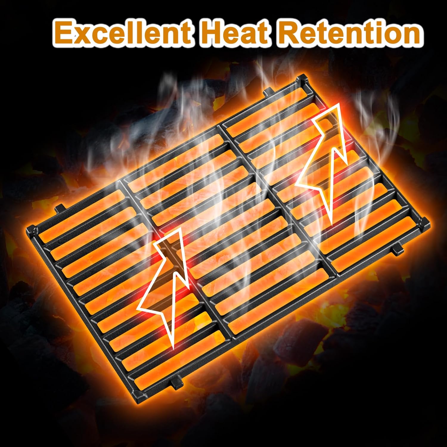 7637 Grill Grates Spirit E-210 Grill Replacement Parts for Weber Spirit 200 Series Grill Parts Spirit E210 210 E-215 E215 E220 E-220 Spirit II E-210 E210 Spirit 2 E-210 E210 GS4 Cooking Grates