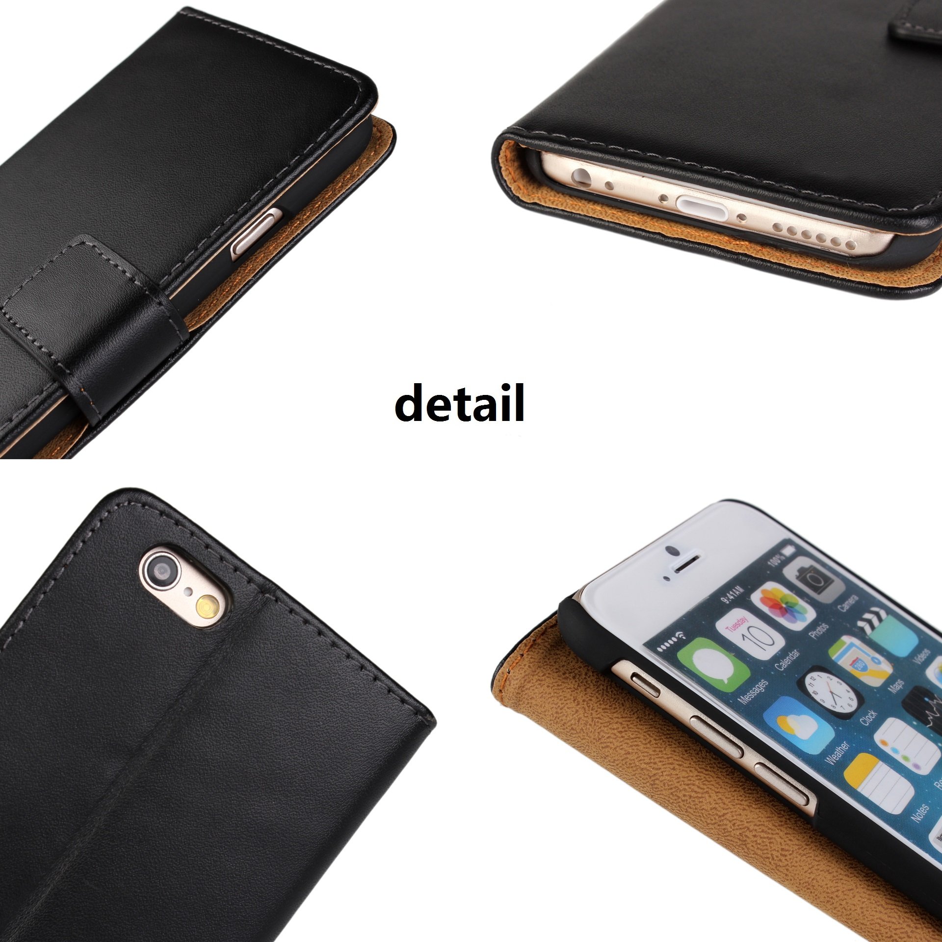 Amazon.co.jp: DeftD iPhone 6 / iPhone 6S 用 ケース 本革