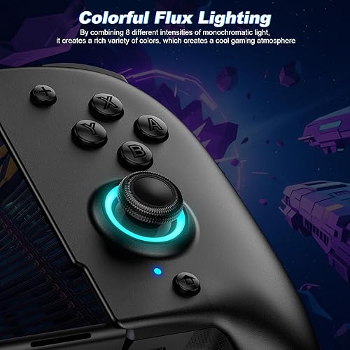 Miniatura 4 de Switch Controllers, Wireless Pro Controller Replacement for Nintendo Switch ControllerOLED, One-Piece Ergonomic Handheld Controller with