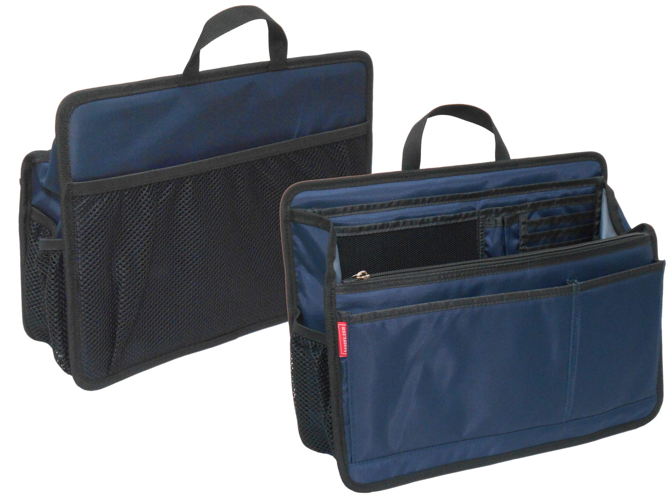 Baggex StoreInsert Organizer for Casual Briefcase, Shoulder Bag and Tote Bag (L) (Navy)