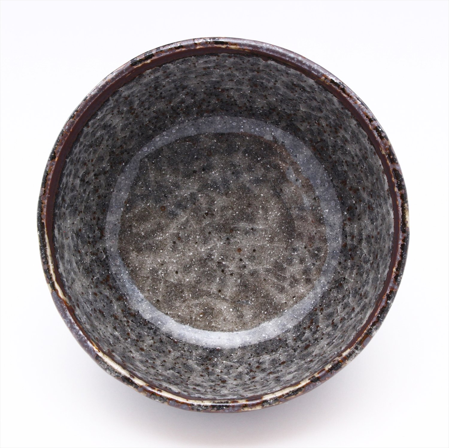Amazon｜美濃焼 三浦繁久 飯碗 お茶碗 直径約11cm 鼠志野 麻の葉 日本