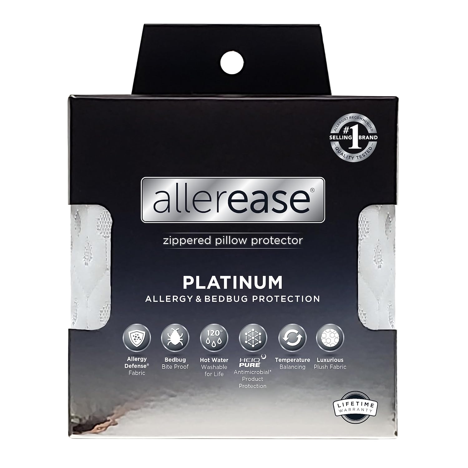 Allerease Platinum Pillow Protector, Standard/Queen Allerease Platinum Pillow Protector, Standard/Queen