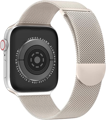 Miniatura 7 de Correa milanesa de metal de acero inoxidable compatible con Apple Watch de 1.496 in, 1.575 in, 1.614 in, 1.654 in, 1.732 in, 1.772 in, 1.772 in,