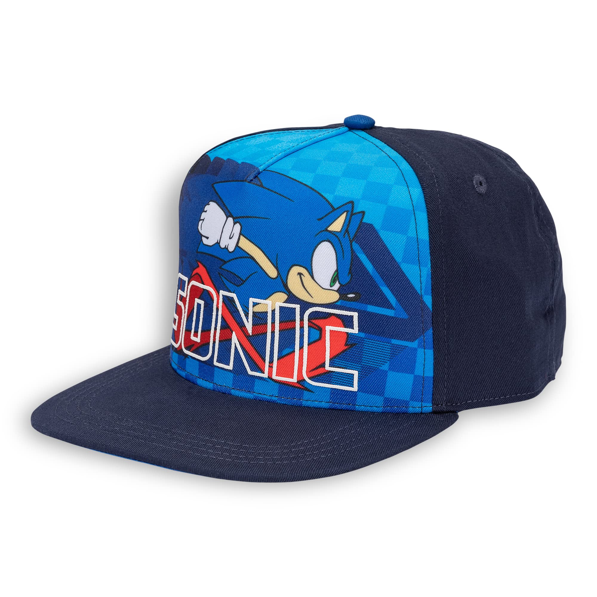 BioworldSonic The Hedgehog Running Kids Snapback Cap Black, Black, One Size