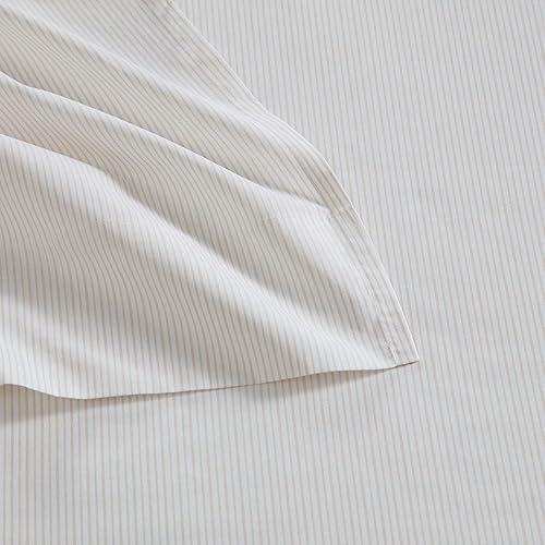 Miniatura 6 de Martha Stewart - Juego de sábanas tamaño King, sábanas frescas y elegantes con un tacto ligero y naturalmente suave de algodón percal - Juego de