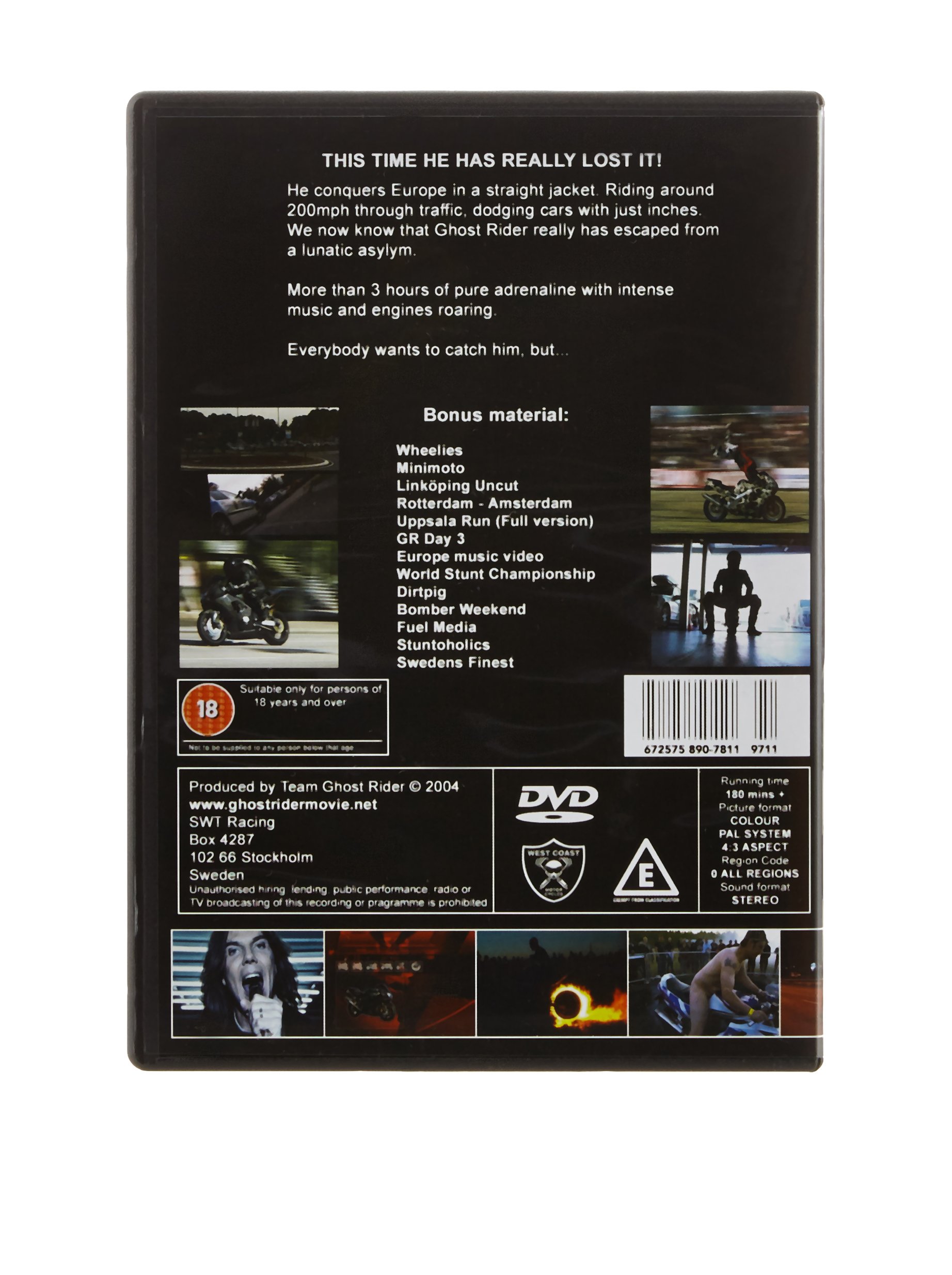 Roleff Racewear Accessoires DVD Ghostrider 3 - Goes Crazy In Europe