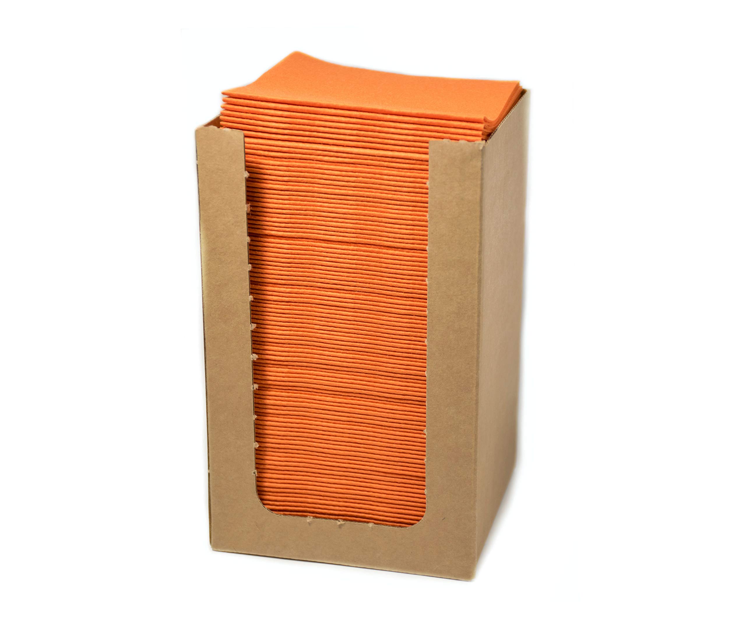 Airlaid 023 - Tovaglioli da cocktail, 20 x 20 cm, colore: Arancione