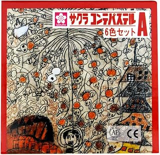 Sakura Craypas 康特粉彩 6色套装A CT6A