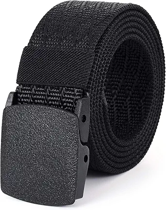 Mile High Life | Nylon Web Belt | Outdoor Military Belt | TSA YKK Safe Buckle Plastic/Metal