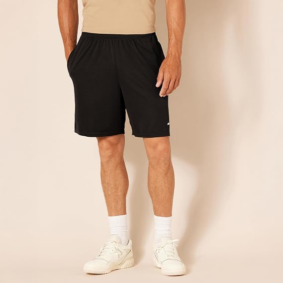 Amazon Essentials Men's Athletic Basketball Gym, Performance Tech Loose-Fit Training Shorts, Pack of 2