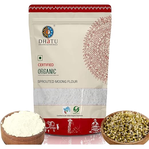 Dhatu Sprouted Moong Flour - 1 Kg