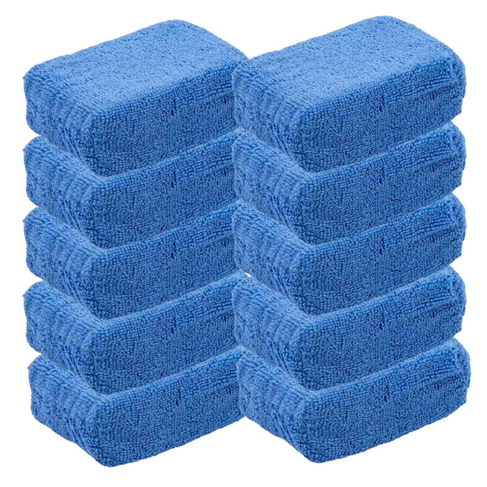 Generisch 1/20 stücke Auto Wachs Applikator Pads Polieren Schwämme Weiche Detaillierung Wachsen Schwamm Reinigung Schaum Farbe Pflege Pad(10pcs)
