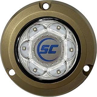 SC2 2" LED Underwater Boat Light - Bimini Blue - Bronze Housing - Thermal Resistant Polymer - 24 Watts