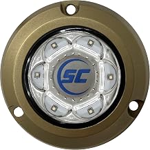 shadow-caster SC2 2" LED Underwater Boat Light - Bimini Blue - Bronze Housing - Thermal Resistant Polymer - 24 Watts
