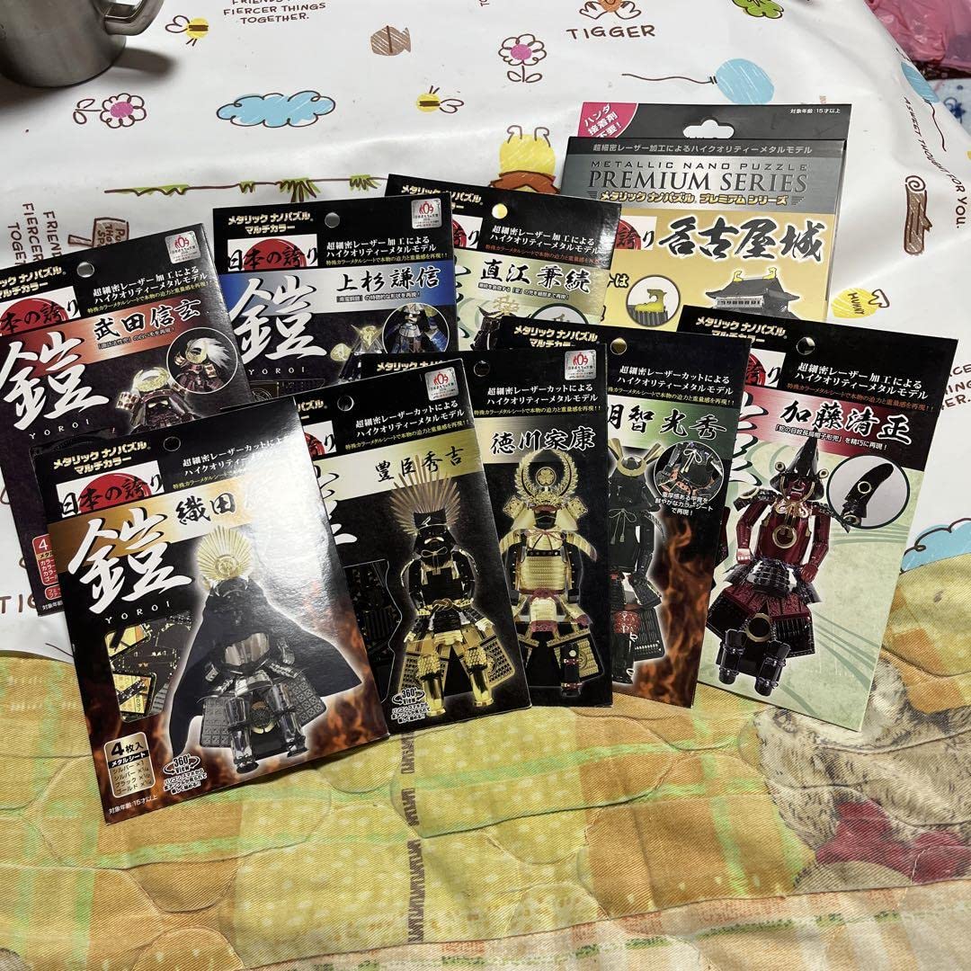 メタリックパズル 鎧 武将 セット売り