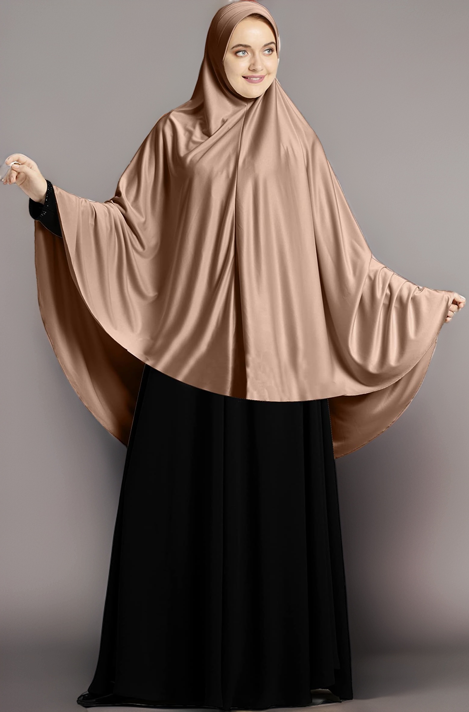 Mehar Hijab's Women's Modest Clothing Solid Polyester Soft feel good Fabric Long hijab ZAKIA
