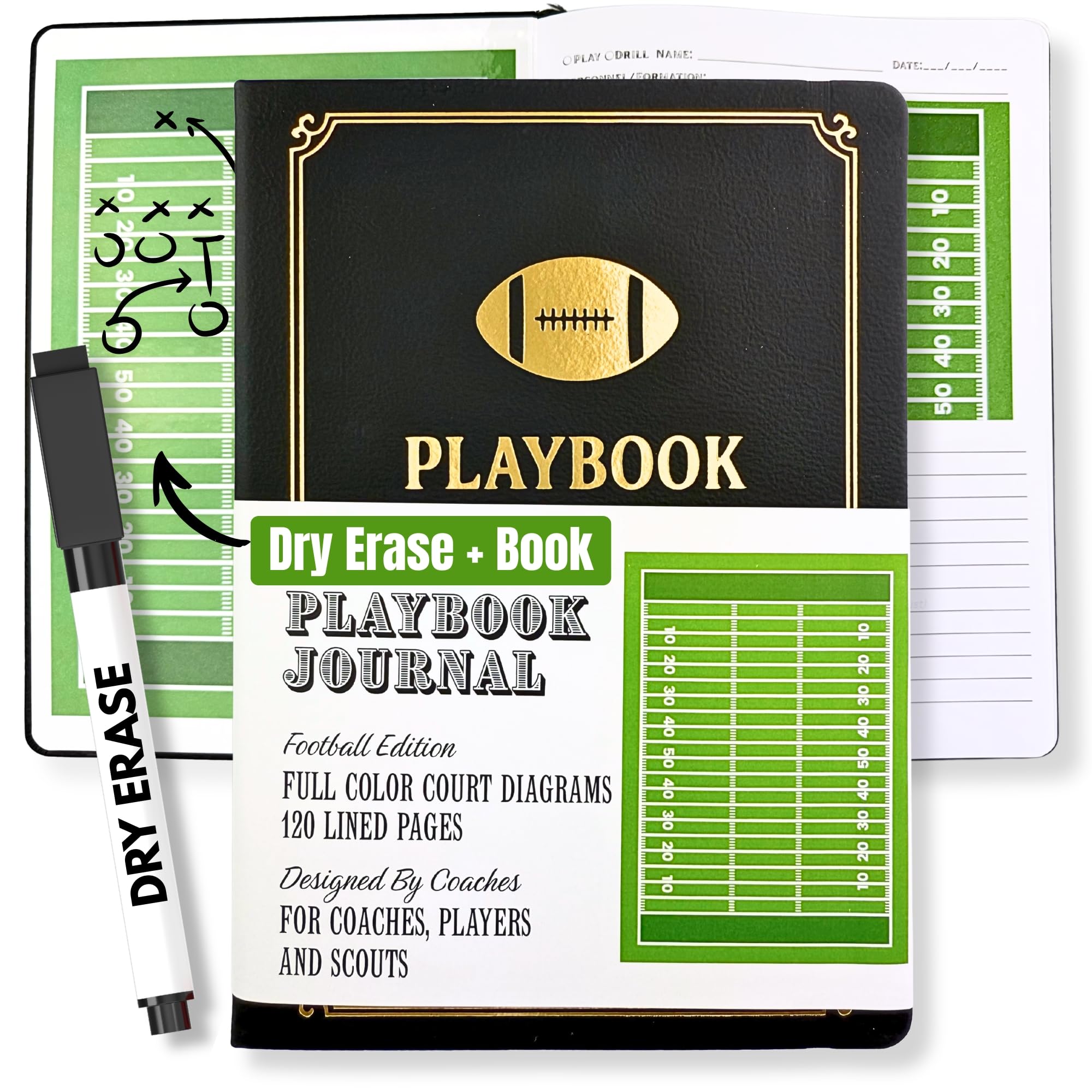 Field Equipt Diario de fútbol para anotar partidos y tácticas 8