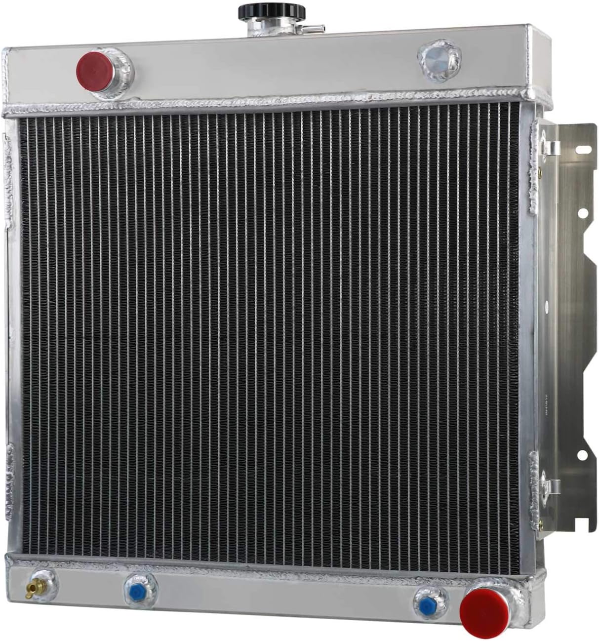 3 Row Aluminum Radiator Compatible with 1970-79 Dodge Plymouth D/W 100 150 200 300 Truck, Aluminum Core