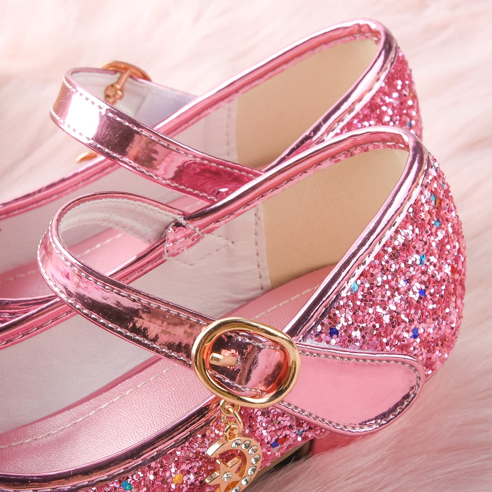 JerrisApparel Prinzessin Schuhe Mädchen Karneval Party Hochzeit Mary Janes