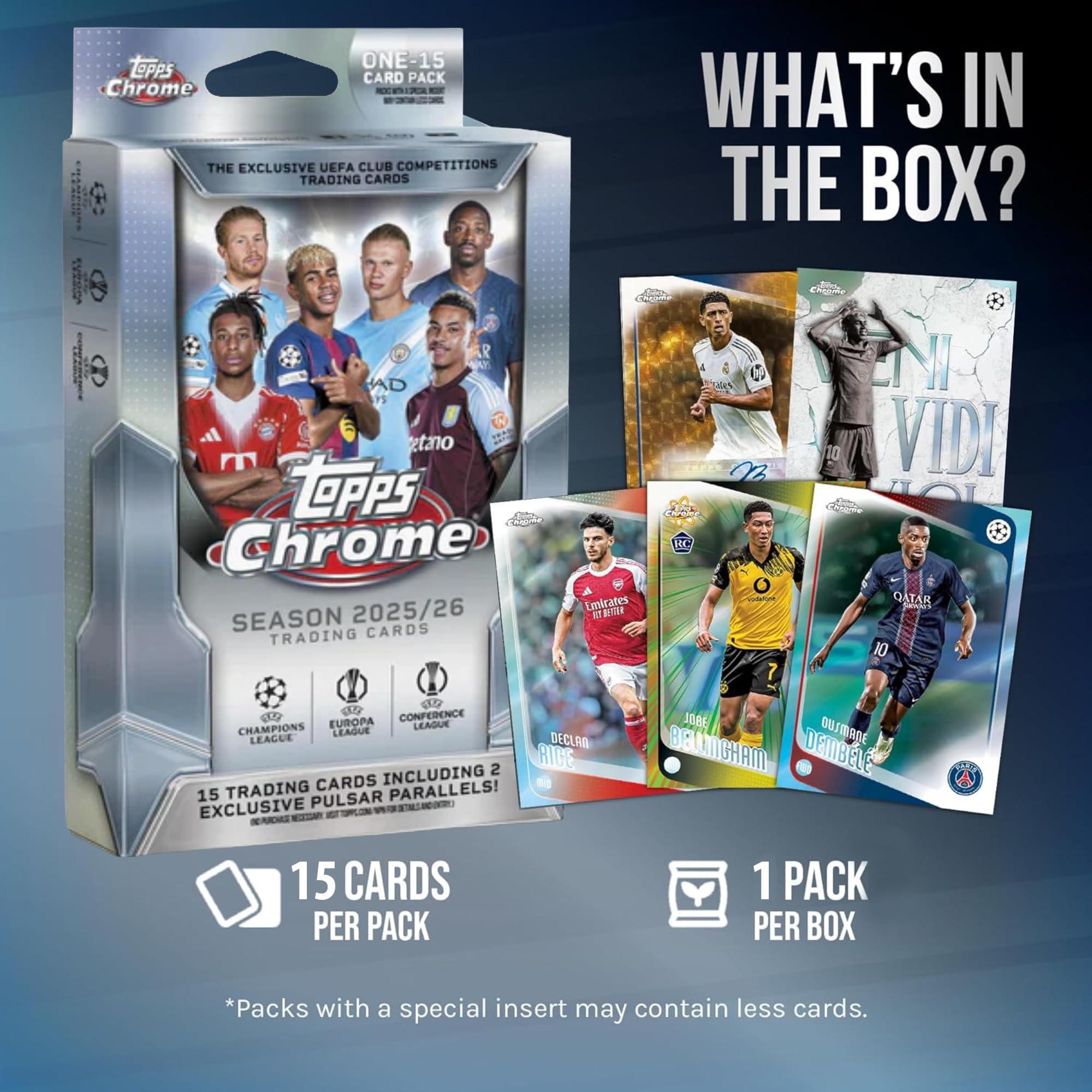 Topps UCC Chrome 25/26 Hänger-Pack