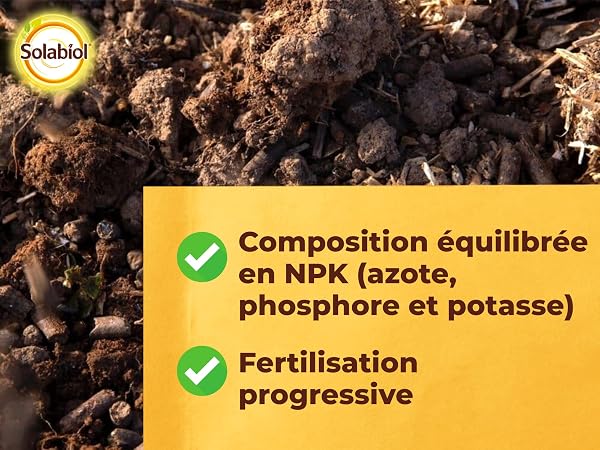 SOLABIOL Engrais Complet Liquide - 1L - Jusqu'à 100L De Solution - Engrais Universel - Tous Types De Cultures - Formulation Equilibrée - Facile A Doser - Utilisable En Agriculture Biologique SOLICOMP1 - 5