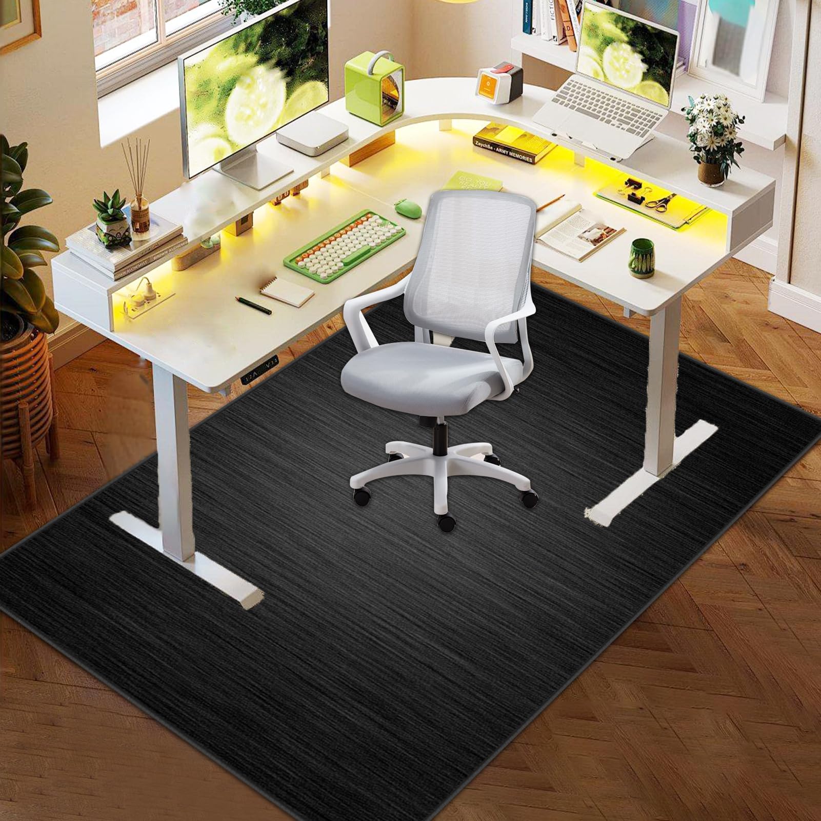 Protector Suelo Silla Ruedas Antideslizante 130 x 150 cm
