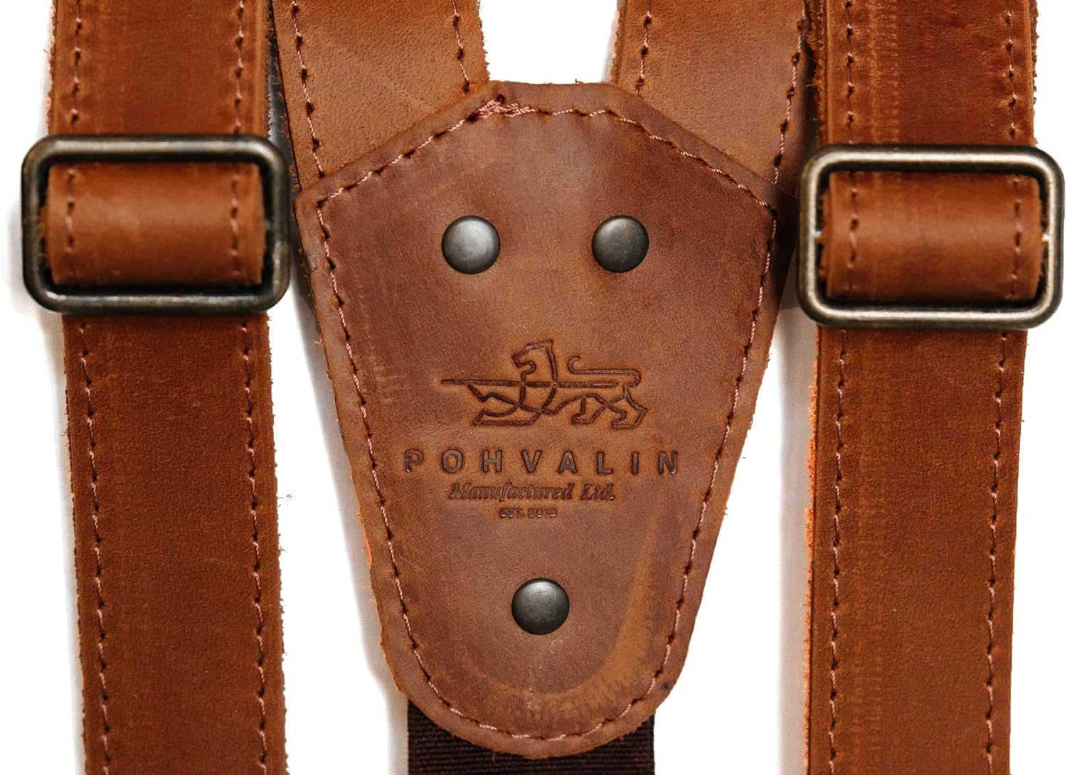 Leather suspenders carabiner for men Groomsmen suspenders Wedding suspenders