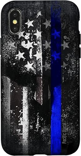 Miniatura 5 de Trump Police USA Flag Skull Thin Blue Line Support Case for iPhone 17