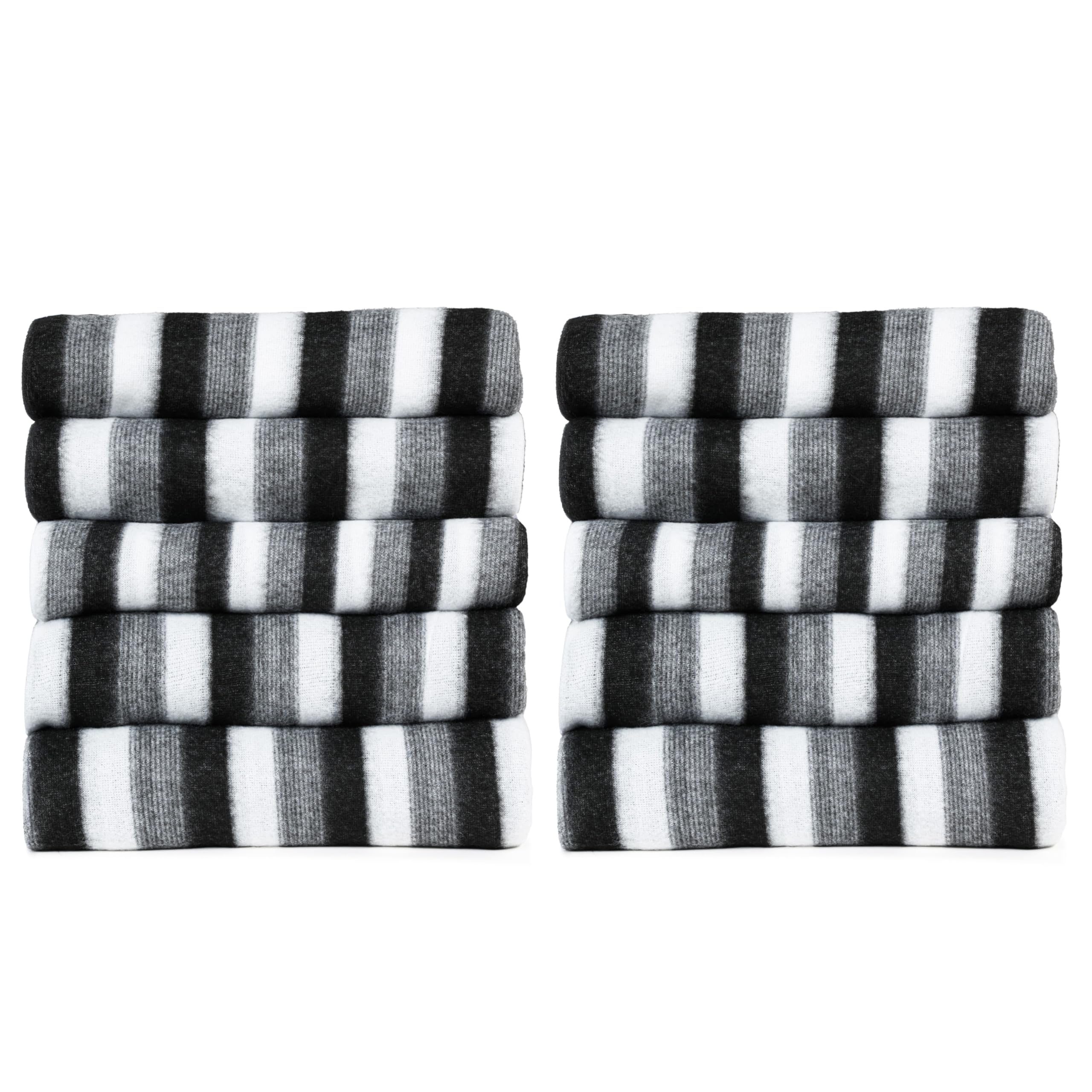 CHANDRAVATI Stylish Polar Fleece Single Bed AC Fleece Wool Blanket - 58x88 Inch || Skin Friendly || (2, Black & White)-image-43