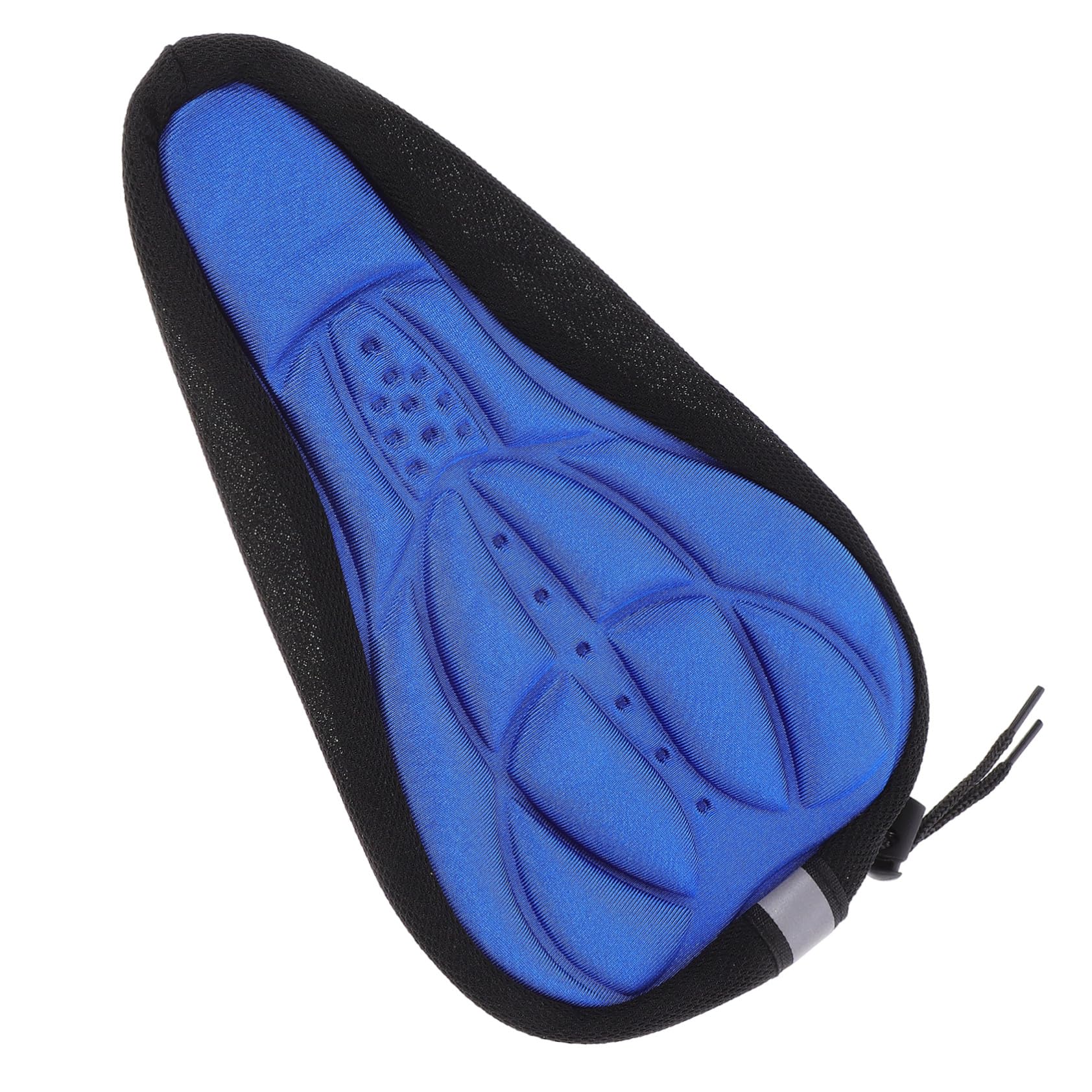 Housse de Selle Silicone Épaisse avec Coussin Mousse Respirante pour VTT Confort Cyclisme Rouge Couleur Aléatoire
