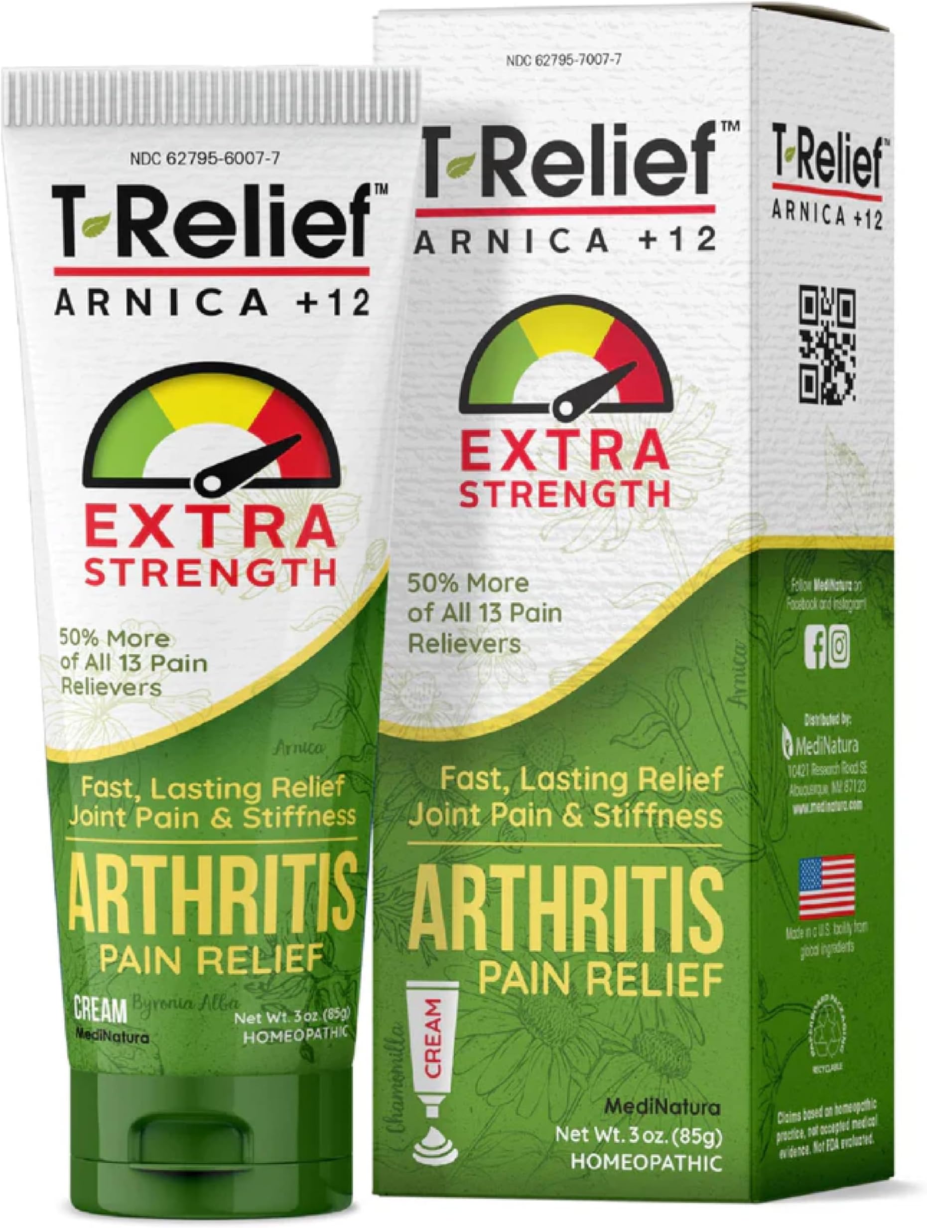 T-Relief Extra Strength Arthritis Pain Relief Cream