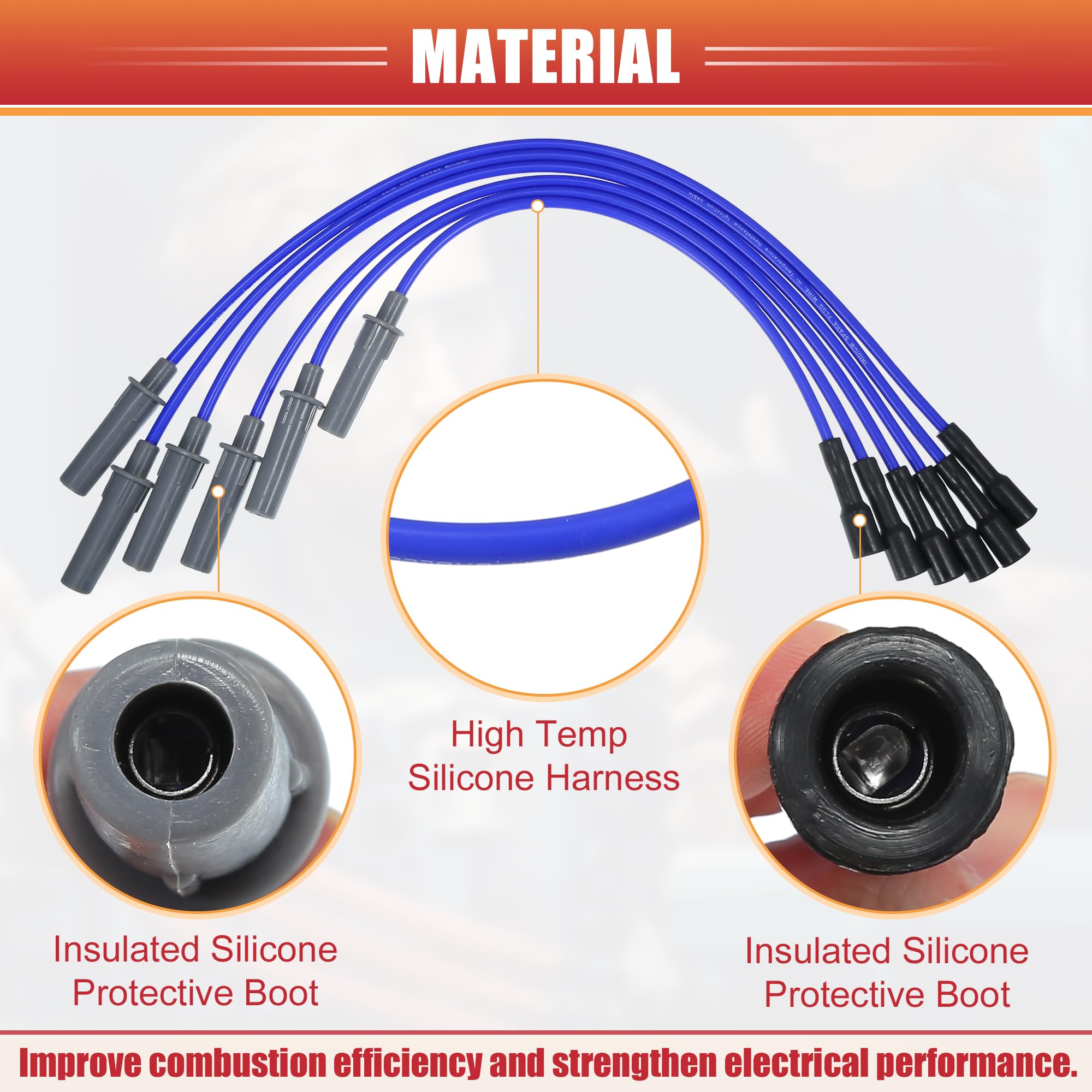 Cables De Bobina De Encendido Para Chrysler Pacifica 3.8L 05-08