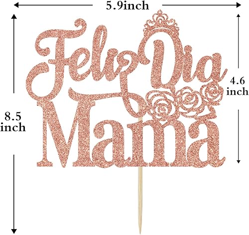 Miniatura 2 de Feliz Dia Mama - Decoración para tartas, decoración de pastel con la mejor mamá del mundo de España, suministros de fiesta para el día de la madre,