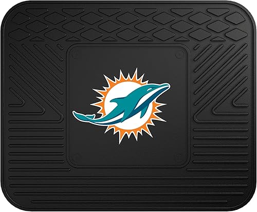 Tapetes NFL Miami Dolphins de vinilo para auto, Estera de uso general, Miami Dolphins