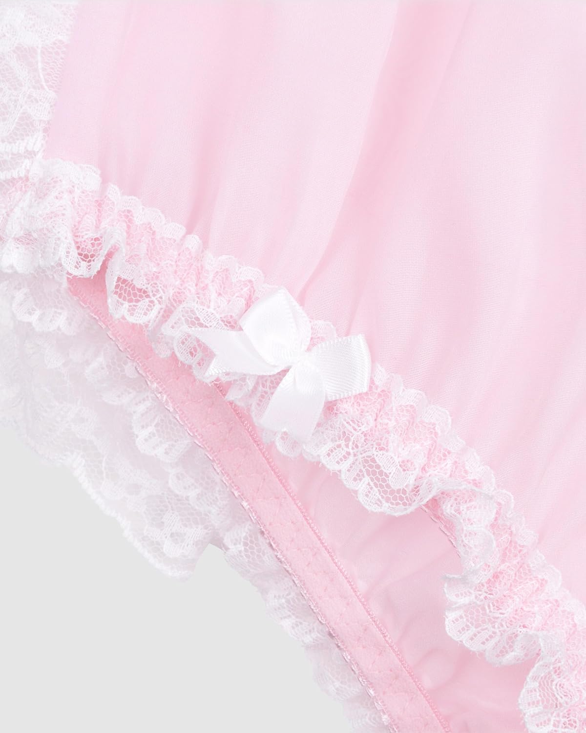 Satini Women's Sheer Frilly Sissy Soft Lace Knickers Briefs Panties - Image 8