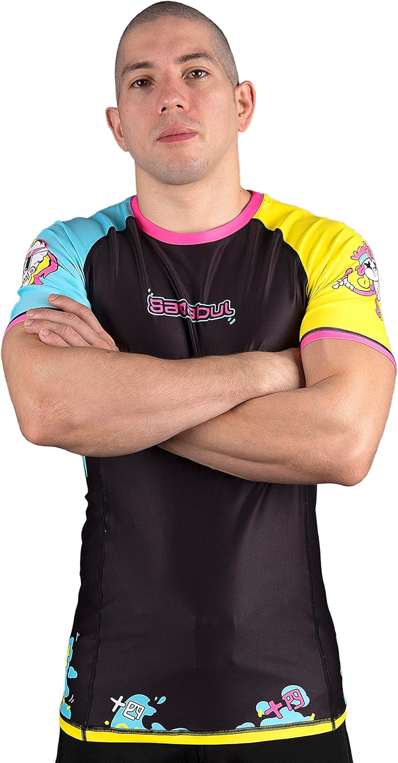 Sanabul Ronin Short Sleeve Jiu Jitsu MMA Training BJJ Rash Guard