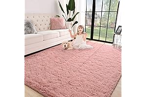 Jelymark Shaggy Rug: Plush Comfort for Girl's Nursery