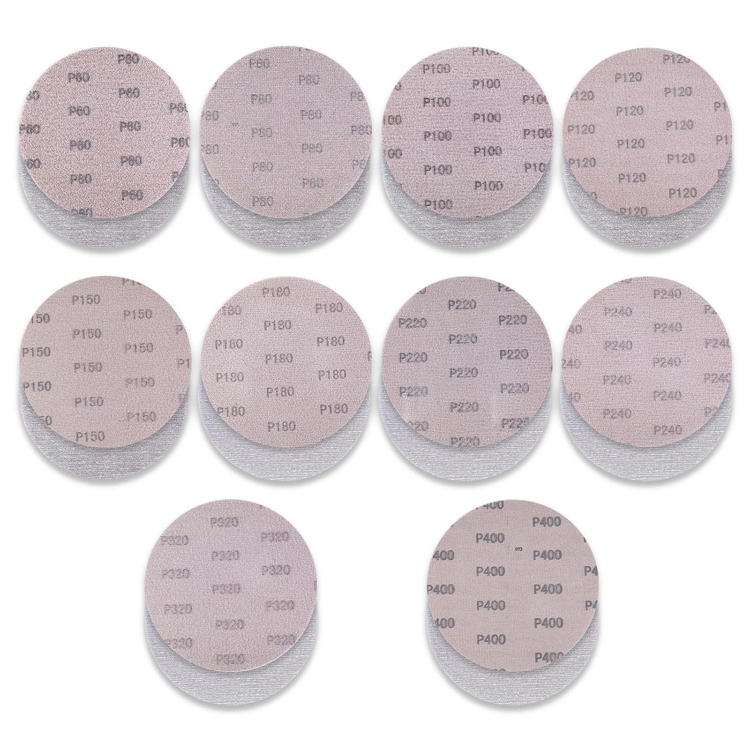 SALI 10 PCS Sandpaper Mesh Abrasive 9 inch Drywall Sander Sandpaper, Dust-Free Hook and Loop Drywall Sanding Disc for Car Wood Drywall Metal Polishing & Grinding P150