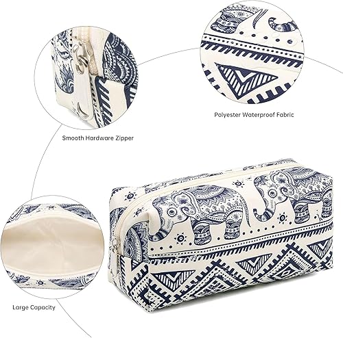 Miniatura 3 de Long Keeper Bolsas de cosméticos para mujer, bolsa de maquillaje resistente al agua, bolsa de viaje con cremallera, organizador de maquillaje,