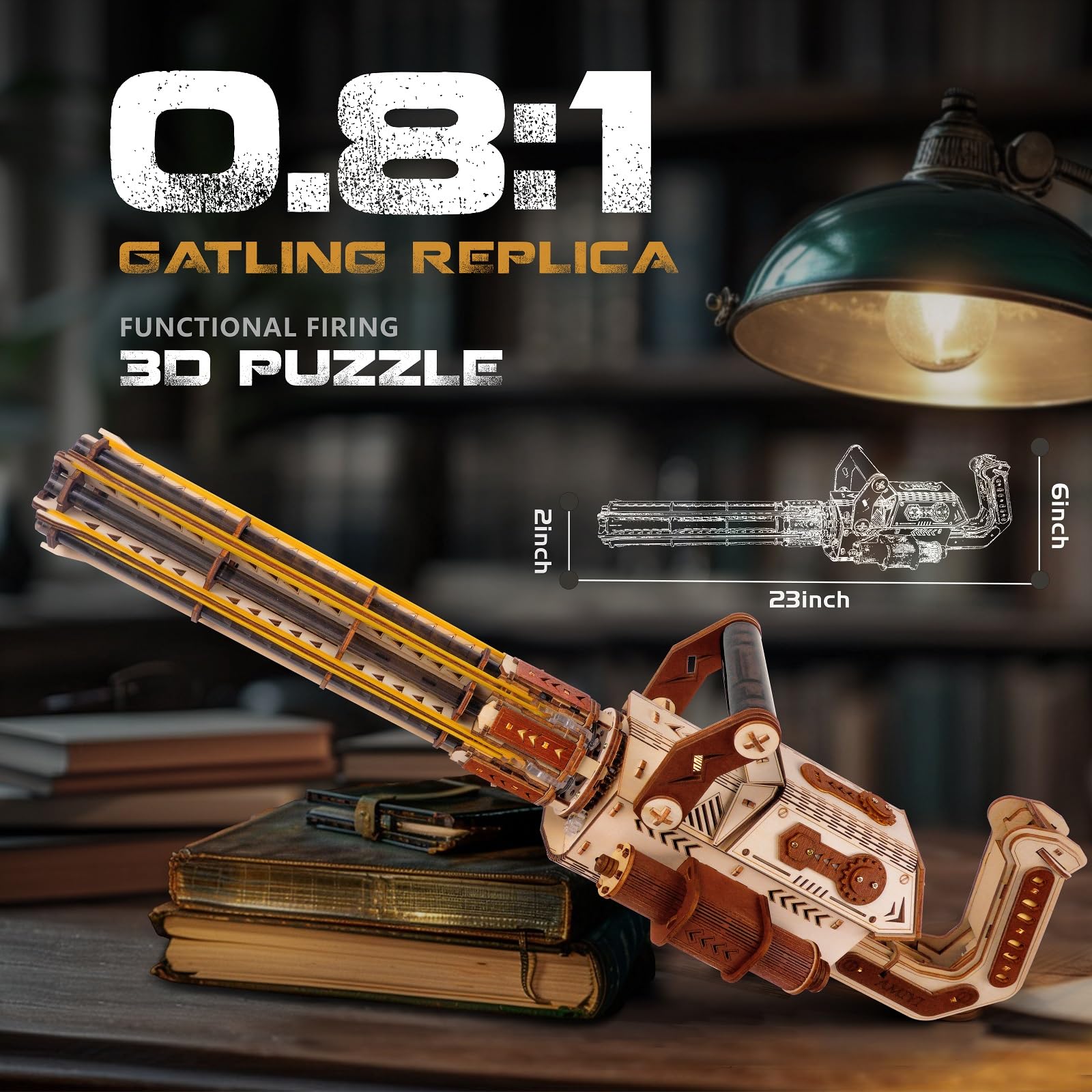 Amazon | TENYEAHガンモデル3D木製パズル。 | 立体パズル | おもちゃ