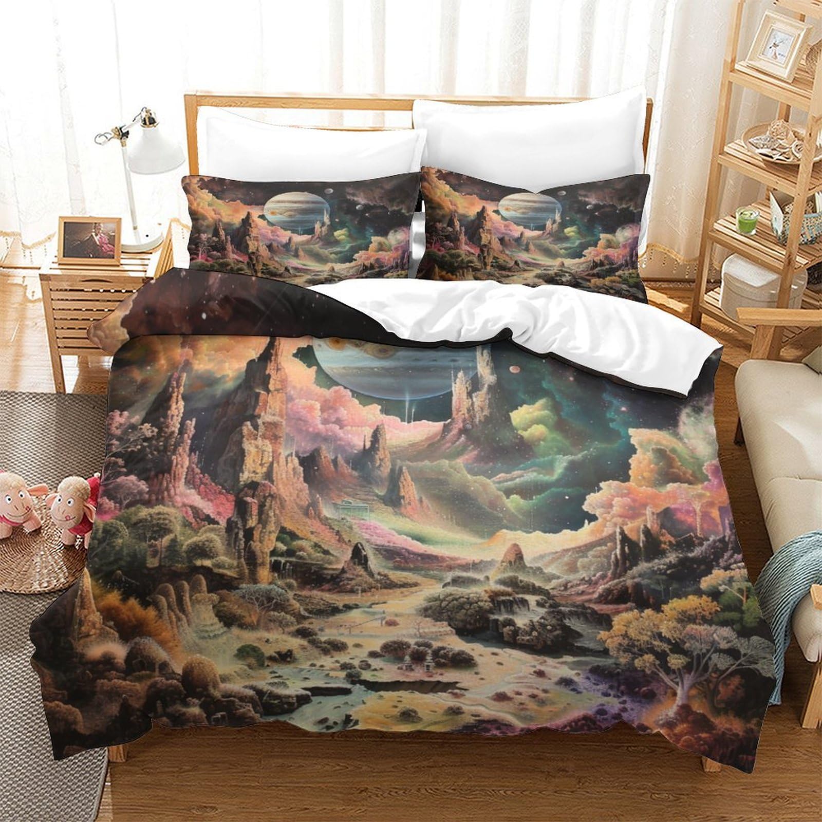 Parure de lit hypoallergénique 260x220 pour stopper les allergies nocturnes