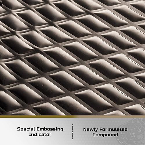 Miniatura 8 de Siless Alfombrilla de amortiguación de sonido negra de 50 mil 52 pies cuadrados  Alfombrilla amortiguadora de sonido  Material de amortiguación de