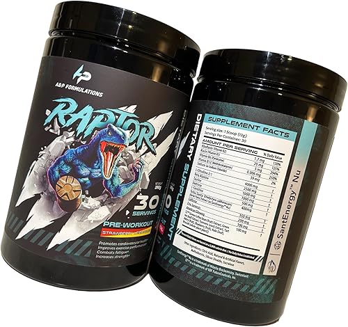 Miniatura 1 de A&P Formulations Raptor Pre-Entrenamiento (Limonada de Fresa)